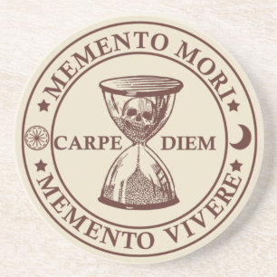 Dessous De Verre En Grès memento mori vivre