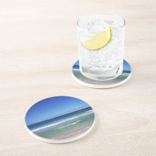 Dessous De Verre En Grès Mer de Punta Cana, République Dominicaine