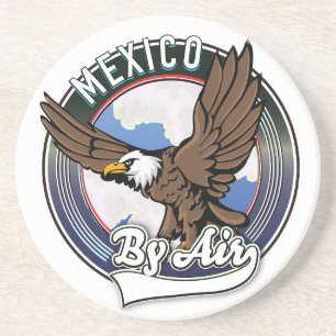 Dessous De Verre En Grès Mexique par patch de voyage aérien.