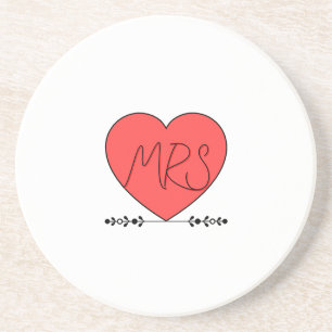 Dessous De Verre En Grès Mignon Amour MME