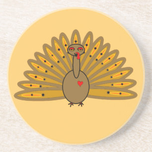 Dessous De Verre En Grès Mignon Thanksgiving Friendsgiving Turquie