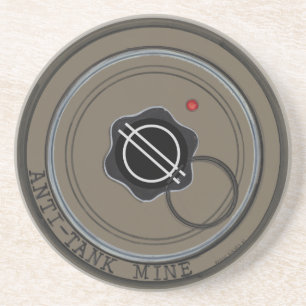 Dessous De Verre En Grès Mine anti-réservoir