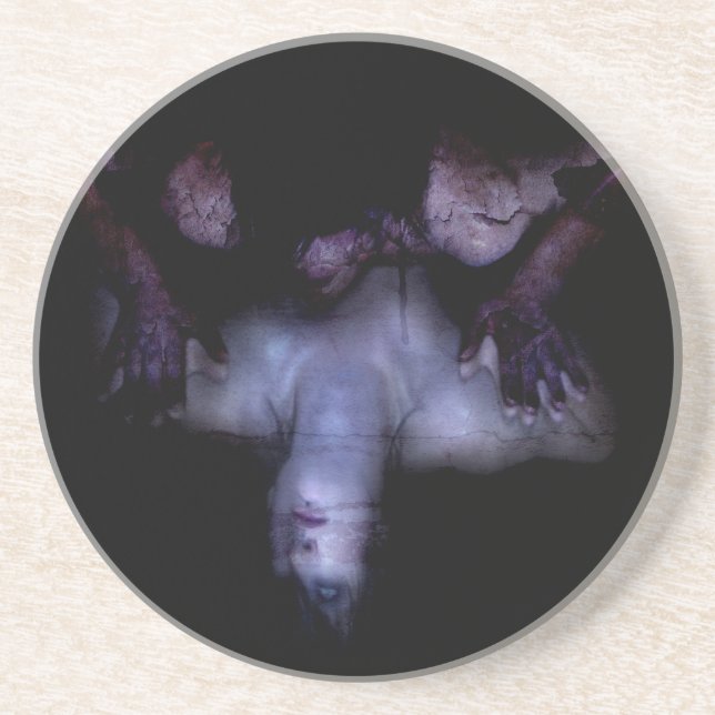 Dessous De Verre En Grès MiroirArrêt (Devant)