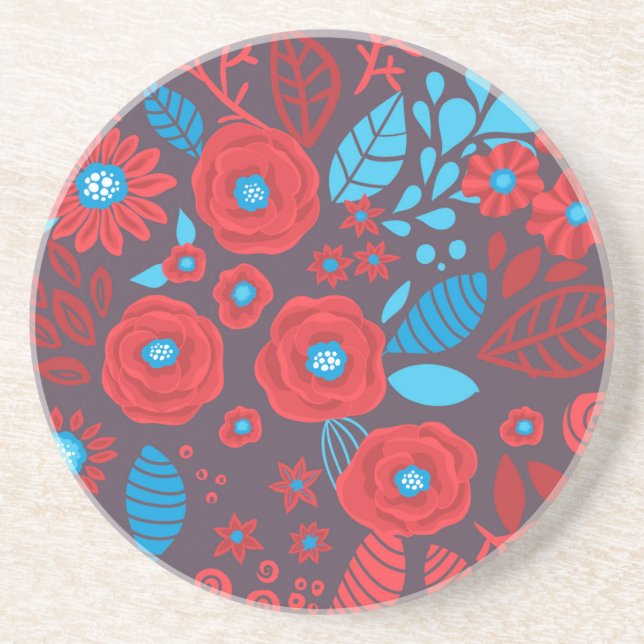 Dessous De Verre En Grès Modèle de Doodle (Devant)