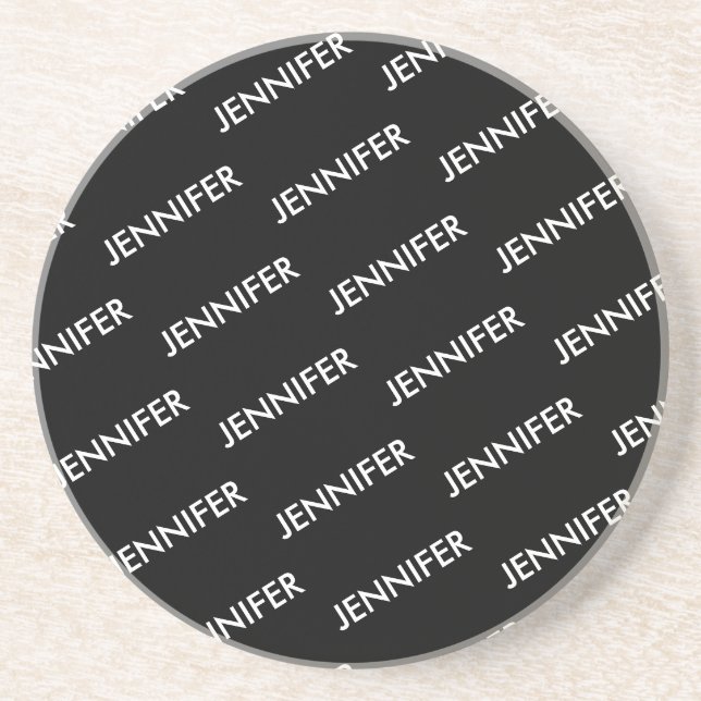 Dessous De Verre En Grès Moderne Extravagant Vous L'Appelez Personnalisé No (Devant)