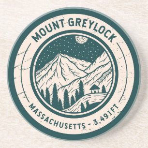 Dessous De Verre En Grès Mont Greylock Massachusetts Randonnée Ski Travel