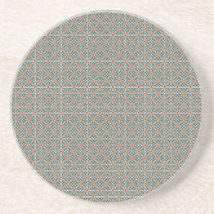 Dessous De Verre En Grès Moroccan Zellige Pattern Geometric Coaster