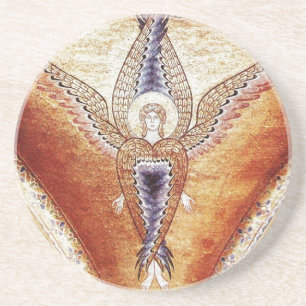 DESSOUS DE VERRE EN GRÈS MOSAIC ANGEL