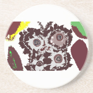 Dessous De Verre En Grès Moth automne