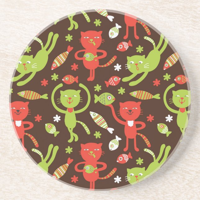 Dessous De Verre En Grès motif (Devant)