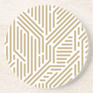 Dessous De Verre En Grès Motif abstrait