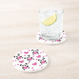 Dessous De Verre En Grès Motif au jour de l'amour