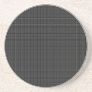Dessous De Verre En Grès Motif Carré noir dimensionnel