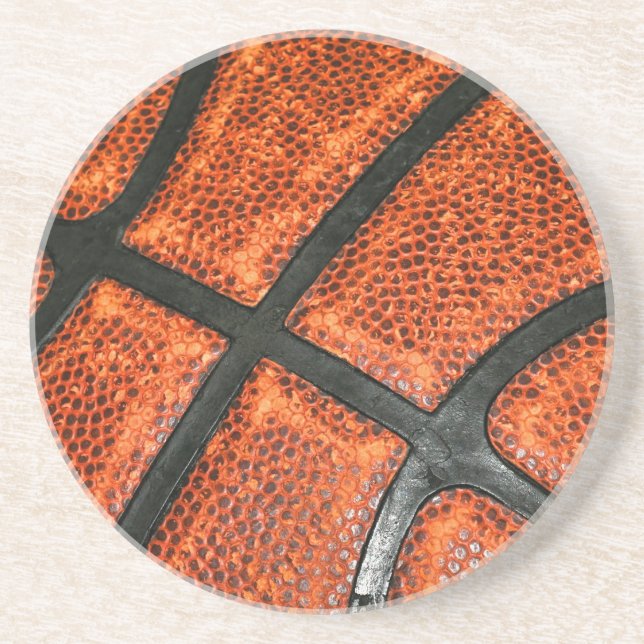 Dessous De Verre En Grès Motif de basket-ball (Devant)
