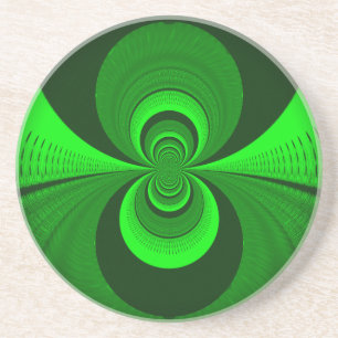 Dessous De Verre En Grès Motif de kaléidoscope Super Abstrait