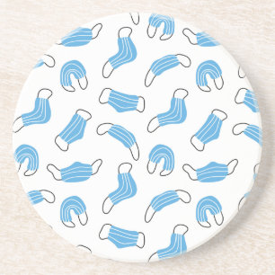 Dessous De Verre En Grès motif de masque Médicale