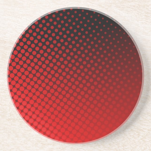 Dessous De Verre En Grès Motif de points (Devant)