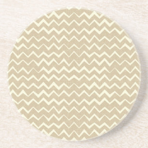 Dessous De Verre En Grès Motif de zigzag