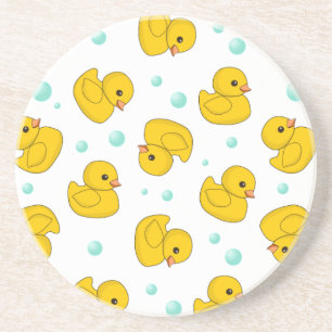 Dessous De Verre En Grès Motif en caoutchouc de canard