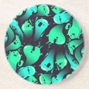 Dessous De Verre En Grès Motif fantôme