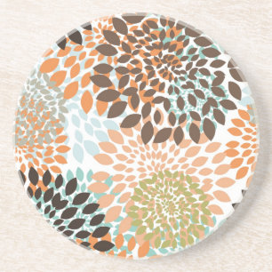 Dessous De Verre En Grès Motif floral