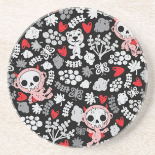 Dessous De Verre En Grès Motif fou de bébés