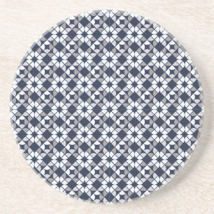 Dessous De Verre En Grès Motif géométrique Kaleidoscope