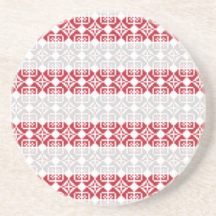 Dessous De Verre En Grès Motif géométrique SUN du matin letton II