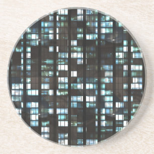 Dessous De Verre En Grès Motif lumineux de fenêtres