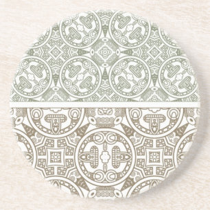 Dessous De Verre En Grès Motif ornemental