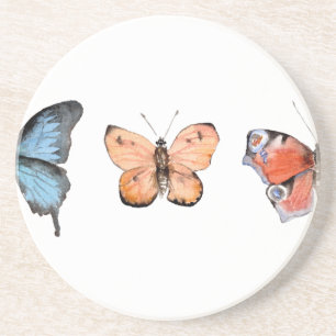 Dessous De Verre En Grès Motif papillon