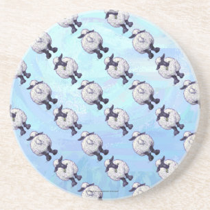 Dessous De Verre En Grès Motifs du mouton