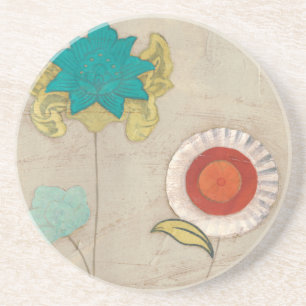 Dessous De Verre En Grès Motifs pétaux I