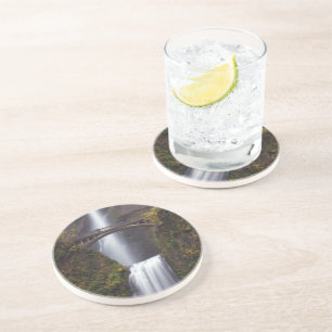 Dessous De Verre En Grès Multnomah tombe en défunt automne