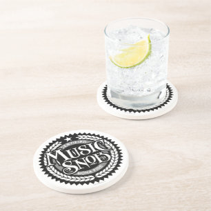 Dessous De Verre En Grès Music Snob - amoureux de musique amusante