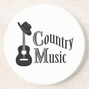 Dessous De Verre En Grès Musique country