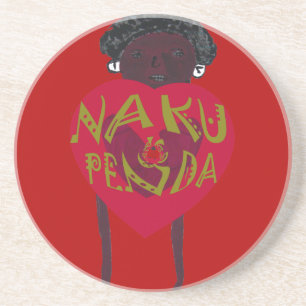Dessous De Verre En Grès Nakupenda Sana Art Print Swahili Design