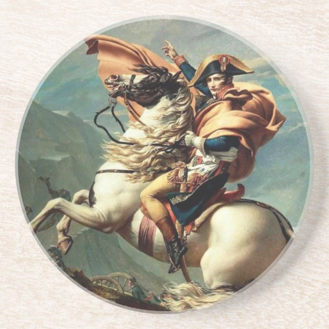 Dessous De Verre En Grès Napoléon Boneparte d'empereur de la France (Devant)