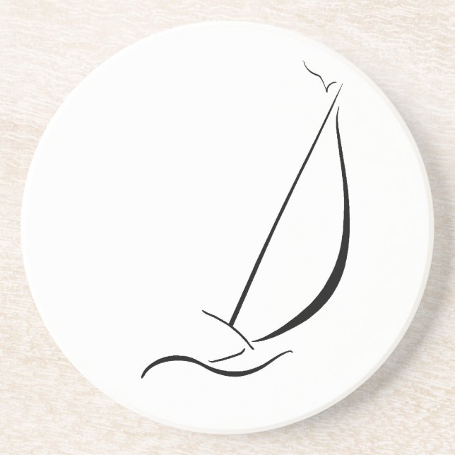 Dessous De Verre En Grès Navigation (Devant)