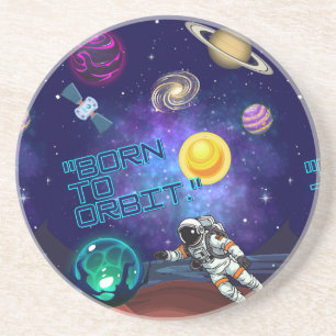 DESSOUS DE VERRE EN GRÈS NÉ POUR ORBITER