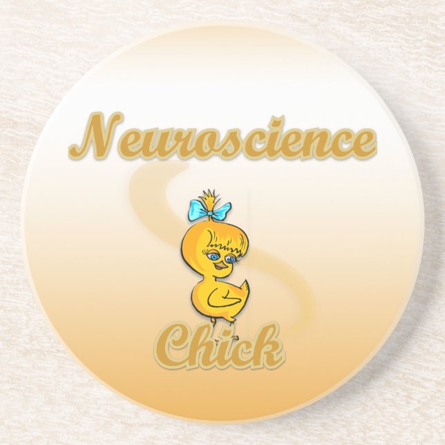 Dessous De Verre En Grès Neuroscience Chick (Devant)