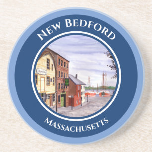 Dessous De Verre En Grès New Bedford Massachusetts Nouvelle-Angleterre