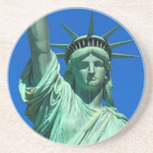 Dessous De Verre En Grès New York, statue de la liberté