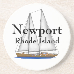 Dessous De Verre En Grès Newport Île de Rhode