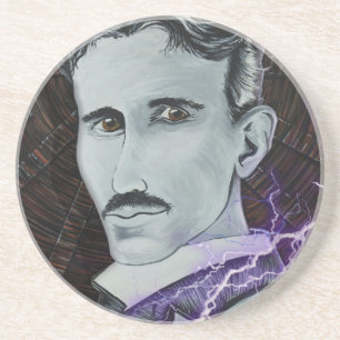Dessous De Verre En Grès Nikola Tesla