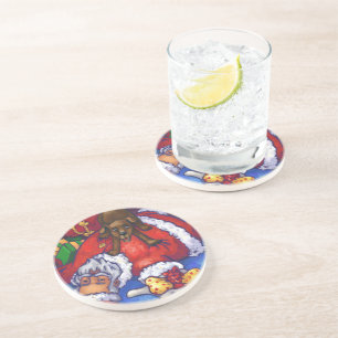 Dessous De Verre En Grès Noël