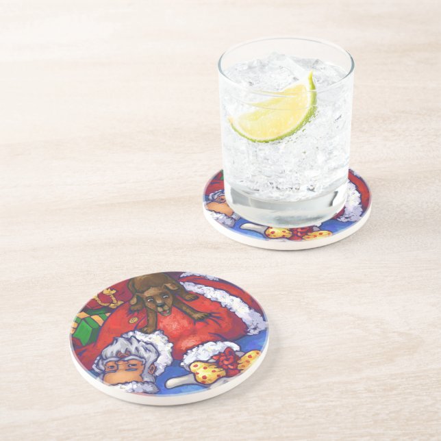 Dessous De Verre En Grès Noël (Côté)