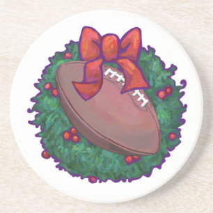 Dessous De Verre En Grès Noël du football