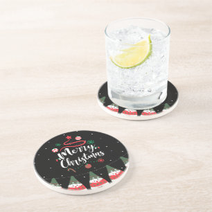 Dessous De Verre En Grès Noël Jingle Bells Joyeuse Salutations Collection