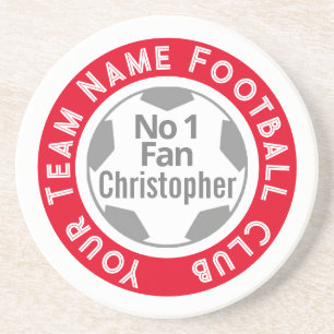 Dessous De Verre En Grès Nom du club de football sur